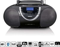 Lenco SCD-6900BK Hordozható Boombox DAB+/FM rádióval és CD/MP3 lejátszóval - Fekete