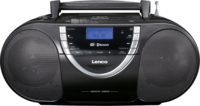 Lenco SCD-6900BK Hordozható Boombox DAB+/FM rádióval és CD/MP3 lejátszóval - Fekete