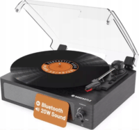 Oakcastle TT100 Bluetooth Lemezlejátszó hangfal - Fekete