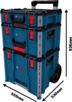 Bosch L-BOXX Contractor 3 részes Szerszámos láda rendszer - Kék / Fekete