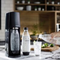 SodaStream Terra Megapack Szódagép 2 db 1,0L palackkal és CO2 patronnal - Fekete