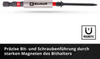 Einhell 109250 PH + PZ + TORX + Imbusz Bit készlet 38 darabos