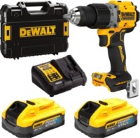 DeWalt DCD805H2T-QW Akkus fúró-csavarozó + 2x 18V Akkumulátor + Koffer