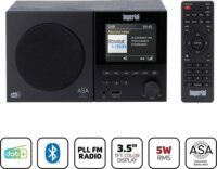 Imperial DABman-120BK DAB+ FM Asztali Rádió - Fekete