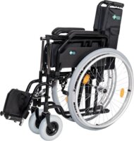 REHA FUND RF-1/45/PN/CZA-624/PU Összecsukható Kerekesszék Max 120kg - Fekete