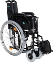 REHA FUND RF-1/45/PN/CZA-624/PU Összecsukható Kerekesszék Max 120kg - Fekete