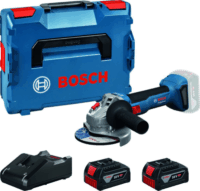 Bosch GWS 18V-8 L Akkus Sarokcsiszoló Flex Ø125mm + 2x 18V Akku + Koffer