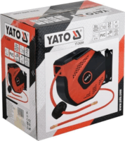 Yato YT-24244 Kompresszor Tömlődob Ø8mm / 20m - Fekete / Piros