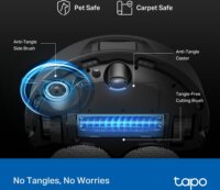 TP-LINK TAPO RV50 PRO OMNI Smart Robotporszívó felmosó funkcióval - Fekete