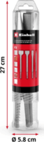 Einhell 247205 SDS-plus Vésőszár készlet (4 db / csomag)