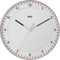 Braun BC 17 PW Analóg Falióra Ø 30cm - Fehér / Rózsaszín
