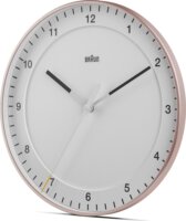 Braun BC 17 PW Analóg Falióra Ø 30cm - Fehér / Rózsaszín