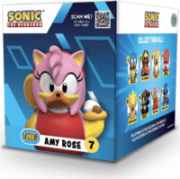 Numskull Tubbz Boxed Sonic - Amy Rose gyűjthető gumikacsa figura 9cm