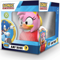 Numskull Tubbz Boxed Sonic - Amy Rose gyűjthető gumikacsa figura 9cm