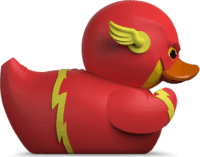 Numskull Tubbz DC Comics - The Flash (First Ed.) gyűjthető gumikacsa figura 9cm