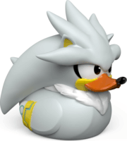 Numskull Tubbz Sonic - Silver the Hedgehog (First Ed.) Gyűjthető gumikacsa figura 9cm