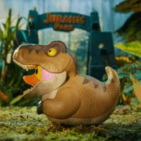 Numskull Tubbz Boxed Jurassic Park - T-Rex Gyűjthető gumikacsa figura 9cm