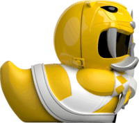 Numskull Tubbz Power Rangers - Yellow Ranger (Limited Ed.) Gyűjthető gumikacsa figura 9cm