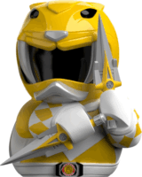 Numskull Tubbz Power Rangers - Yellow Ranger (Limited Ed.) Gyűjthető gumikacsa figura 9cm