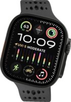 Decoded Ares O Apple Watch Szilikon Okosóra Szíj 44/45/46/49mm - Fekete