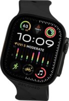 Decoded Ares Splice Apple Watch Szilikon Okosóra Szíj 38/40/41/42mm - Fekete
