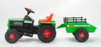 Injusa Elektromos utánfutós traktor - Zöld