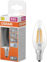 Osram CLASSIC B LED Gyertya izzó 3.4W 470lm 4000K E14 - Hideg fehér