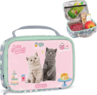 Ars Una Cute Animals Tea Party thermo uzsonnás táska - Mintás