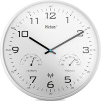 Mebus 52841 Rádióvezérelt Falióra Ø 30cm - Fehér