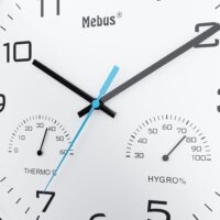 Mebus 16180 Quarz Quarz Falióra Ø 30cm - Fekete
