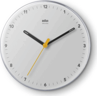 Braun BC 26 W-DCF Rádióvezérlésű fali óra Ø 23cm - Fehér