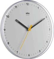 Braun BC 26 W-DCF Rádióvezérlésű fali óra Ø 23cm - Fehér