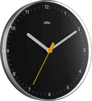 Braun BC 26 B Quarz analóg falióra Ø 23cm - Fekete