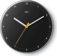 Braun BC 26 B Quarz analóg falióra Ø 23cm - Fekete