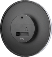 Braun BC 26 B Quarz analóg falióra Ø 23cm - Fekete