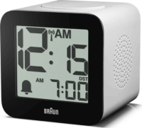 Braun BC 25 WP-DCF Rádióvezérlésű ébresztőóra 75 x 77mm - Fehér