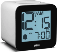 Braun BC 25 WP-DCF Rádióvezérlésű ébresztőóra 75 x 77mm - Fehér