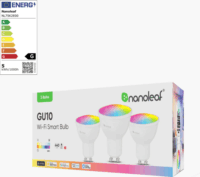 Nanoleaf Essentials Matter Okos GU10 RGBCW LED Okos izzó 5W 3db
