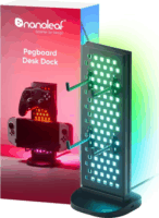 Nanoleaf Light Pegboard Side 3 az 1-ben USB-C 4-portos LED Asztali HUB