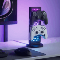 Nanoleaf Light Pegboard Side 3 az 1-ben USB-C 4-portos LED Asztali HUB
