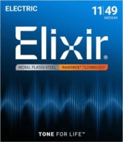 Elixir 12102 Medium (11-49) NW Elektromos Gitár Húrkészlet ( 6db / csomag)