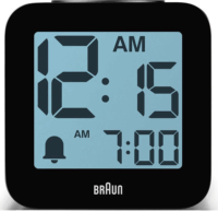 Braun BC 25 BP Asztali ébresztőóra 75 x 77mm - Fekete