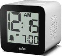 Braun BC 25 WP Asztali ébresztőóra 75 x 77mm - Fehér