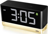 Braun BC 27 BEU Digitális LED Ébresztőóra 180 x 90 x 62 mm - Fekete