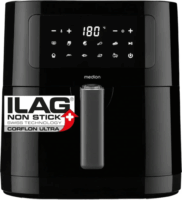 Medion Life MD 11740 E40 AirFryer Okos Forrólevegős sütő 5,2L 2100 Watt - Fehér