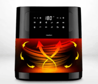 Medion Life MD 11740 E40 AirFryer Okos Forrólevegős sütő 5,2L 2100 Watt - Fehér