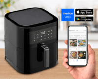 Medion Life MD 11740 E40 AirFryer Okos Forrólevegős sütő 5,2L 2100 Watt - Fehér