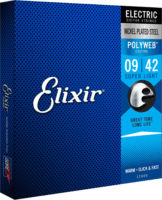 Elixir 12000 Super Light Polyweb (9-42) PW Elektromos Gitár Húrkészlet ( 6db / csomag)