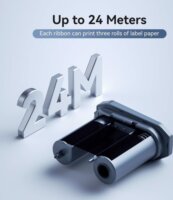 NIIMBOT M2 / M2_H Nyomtató Festékszalag 24m - Fekete
