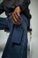 Decoded AntiMicrobial MagSafe Apple iPhone 17 Pro Max Szilikon Telefon Tok - Kék